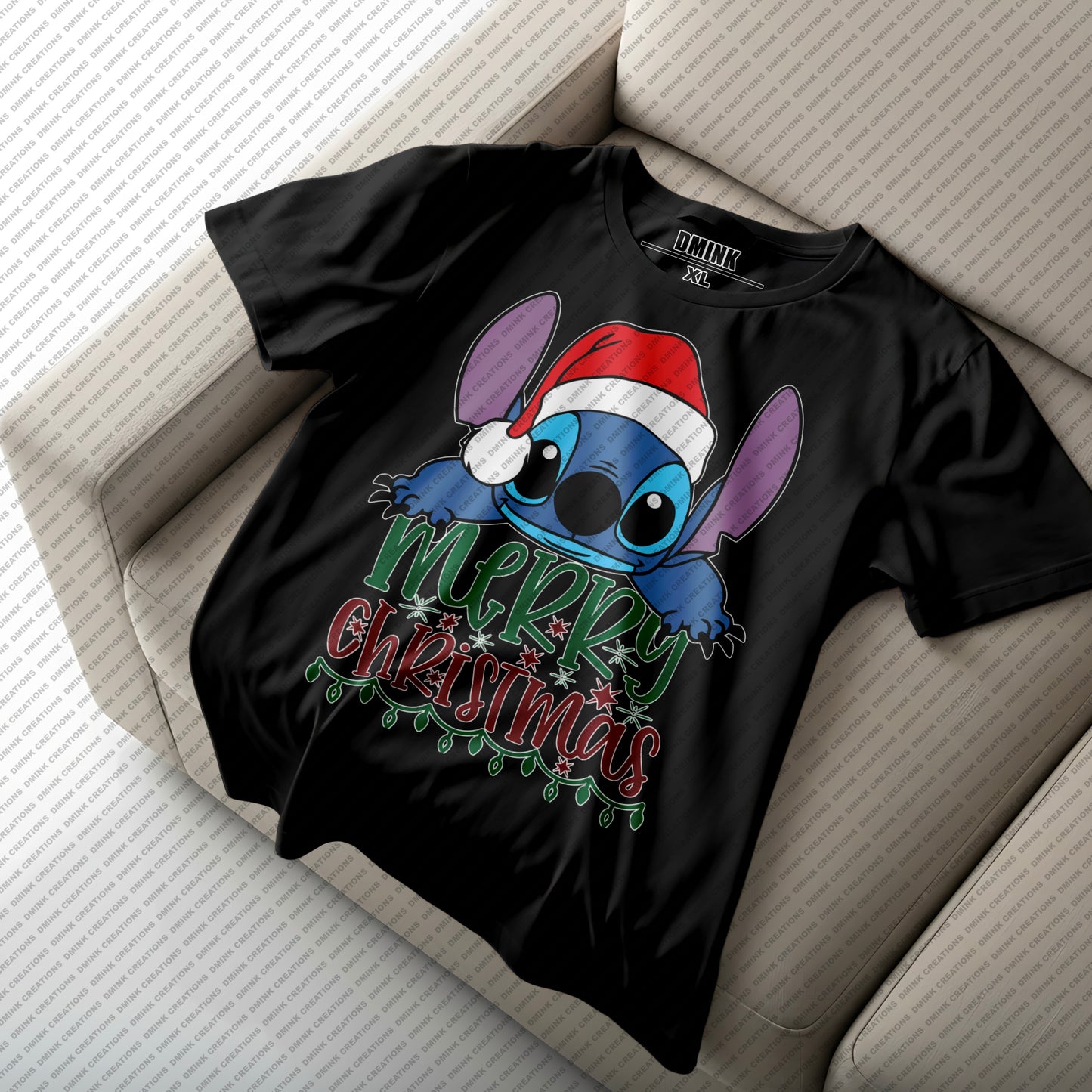 Merry Christmas Stitch T-Shirt